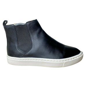 Clarks Narrative Chelsea Boots Womens 8 Black Leather Ankle Pull On Shoes